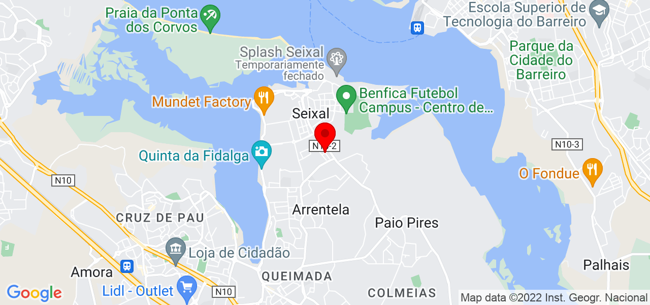 Luz&brilho - Setúbal - Seixal - Map