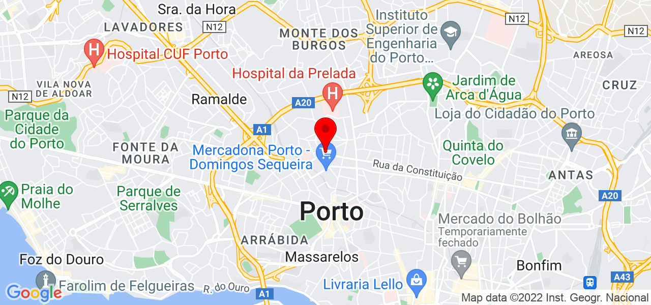 SAUDAVELmente - Porto - Porto - Mapa
