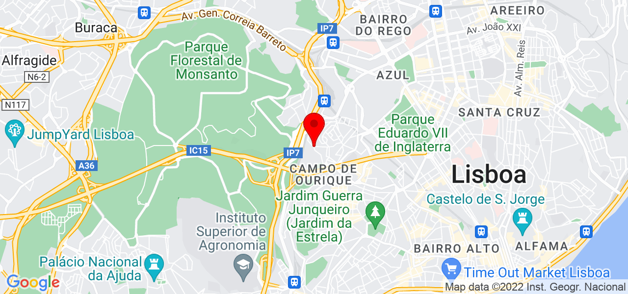 Andreia Vieira - Lisboa - Lisboa - Mapa