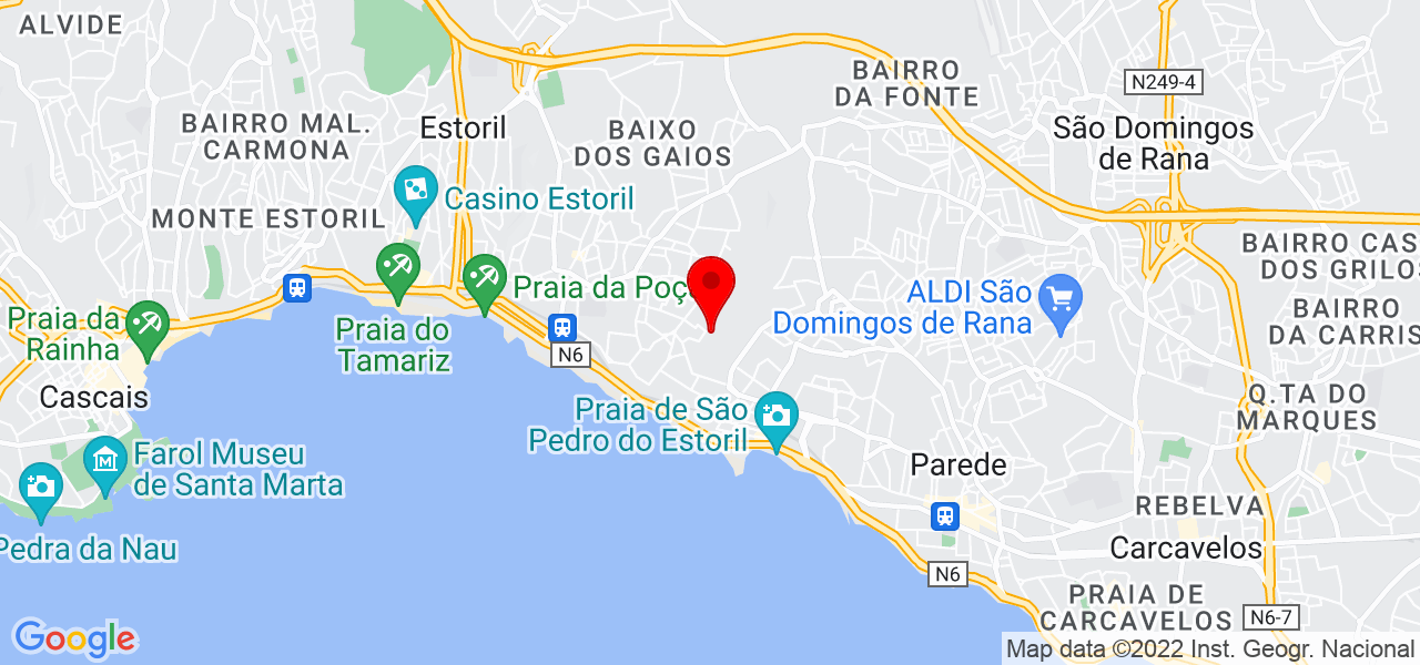 Paulo Tinta - Lisboa - Cascais - Mapa