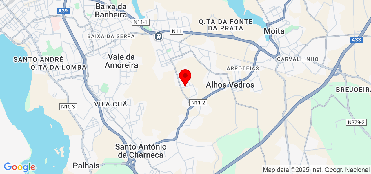 Madeline - Setúbal - Moita - Mapa