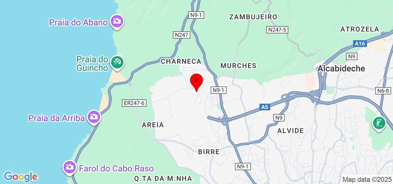 Pet walking - Lisboa - Cascais - Mapa
