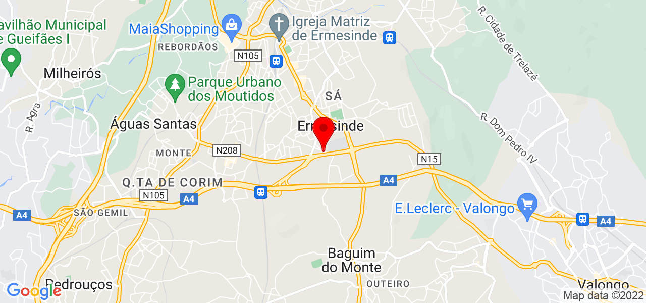 Juliana - Porto - Valongo - Mapa