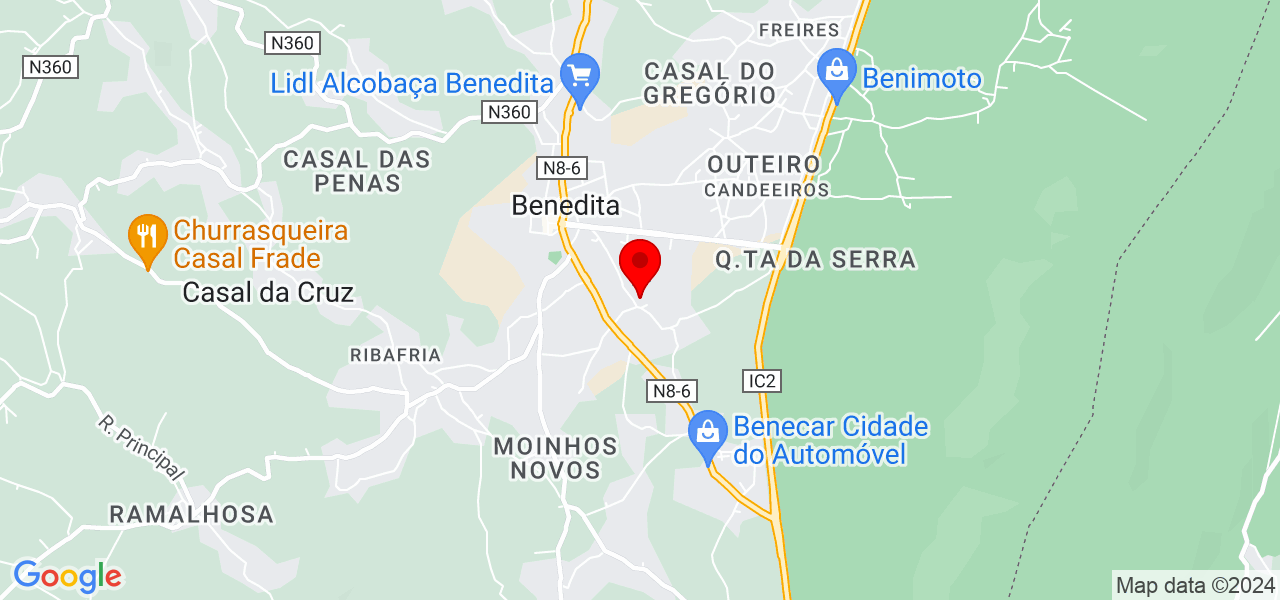 VSHome - Remodela&ccedil;&otilde;es - Leiria - Alcobaça - Mapa