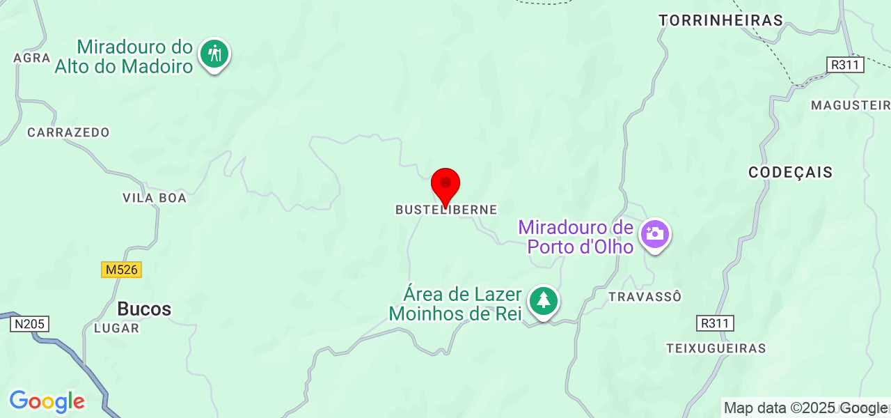 Francisco Marques Ribeiro - Braga - Cabeceiras de Basto - Mapa