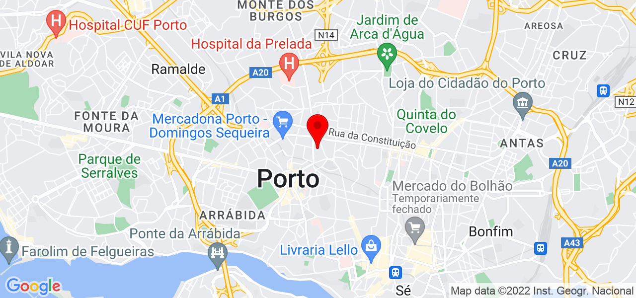 jose garcia gabinete de contabilidade lda - Porto - Porto - Mapa