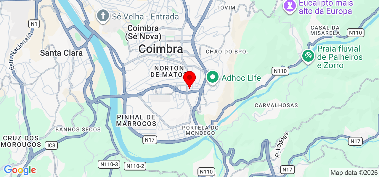 António Gonçalves - Coimbra - Coimbra - Mapa