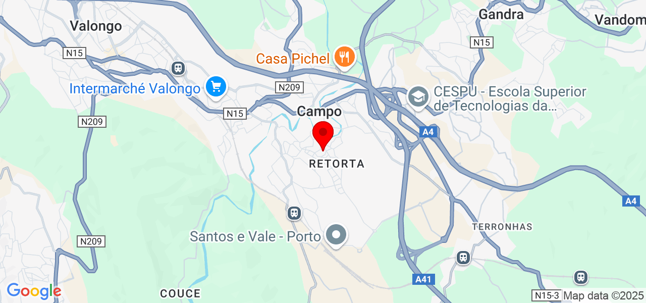 Marcos - Porto - Valongo - Karte