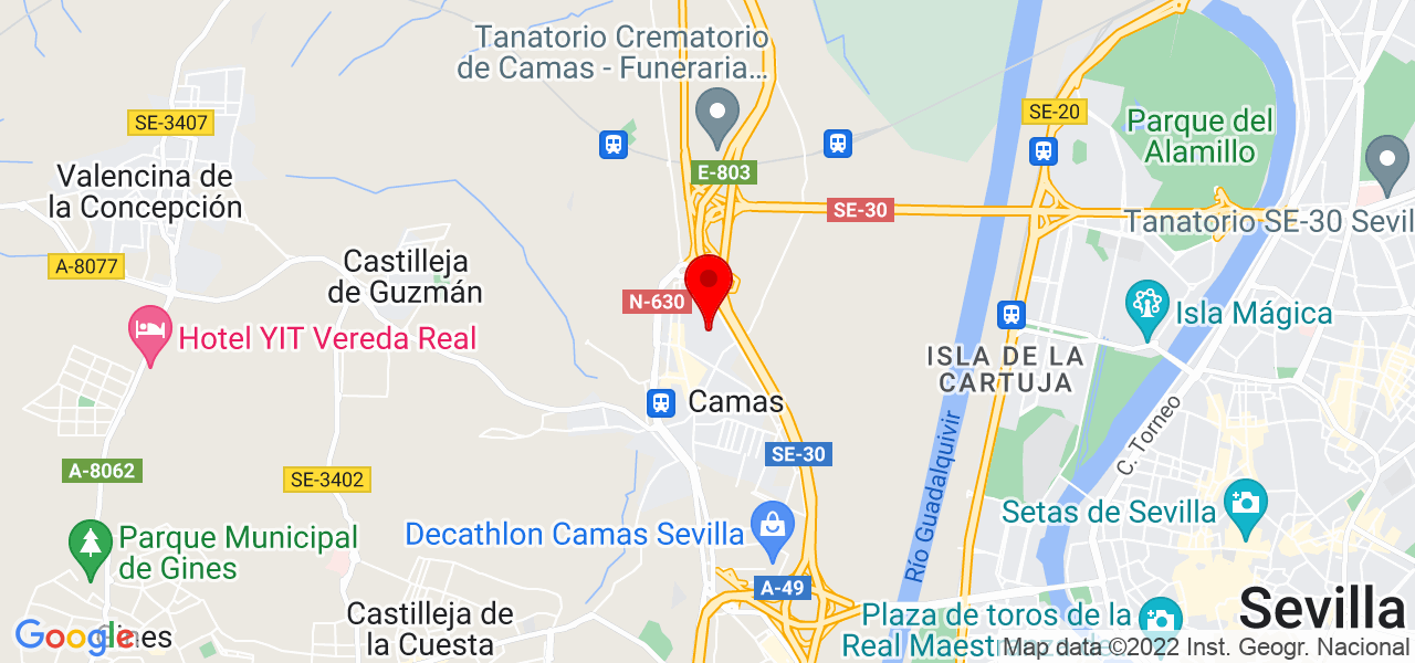 Ingrid - Andalucía - Camas - Maps