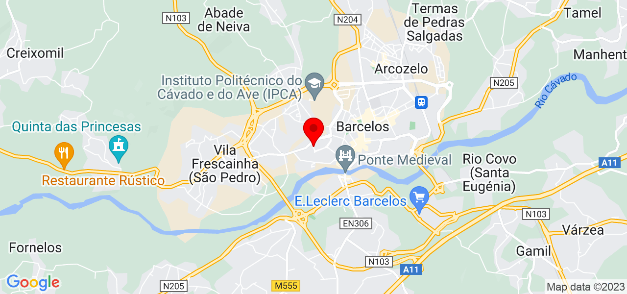 Leo - Braga - Barcelos - Mapa