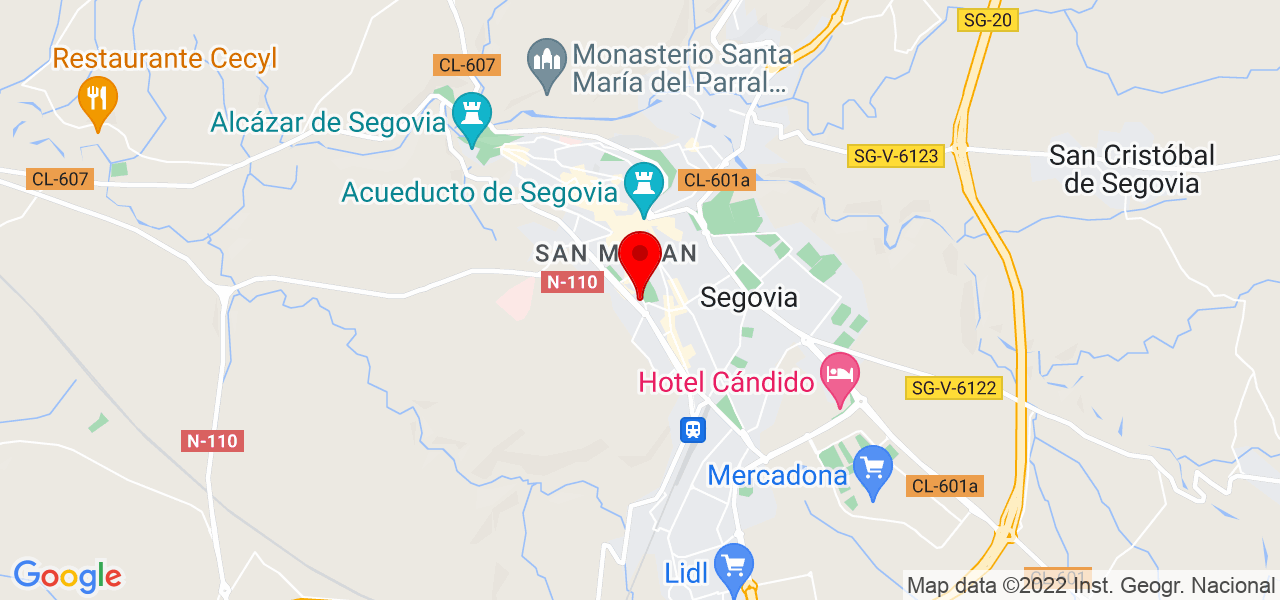 Jos&eacute; - Castilla y León - Segovia - Mapa