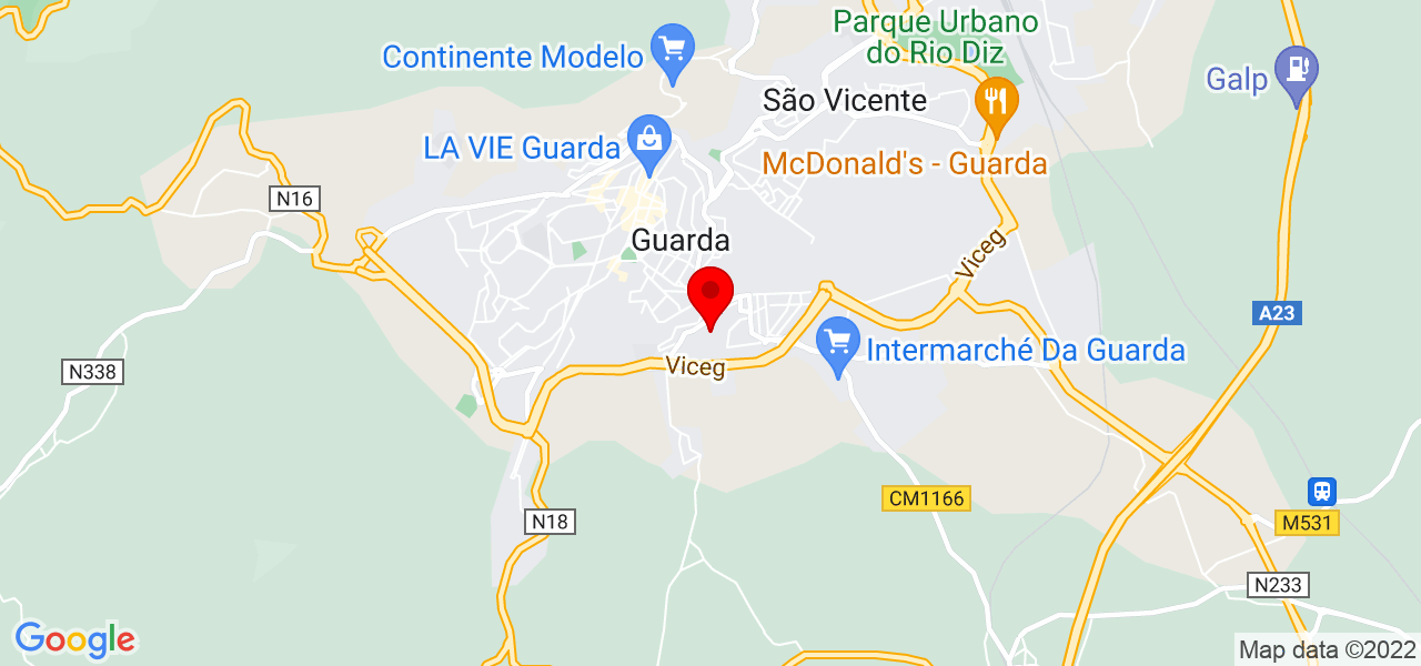 Lu&iacute;s Antunes - Guarda - Guarda - Mapa