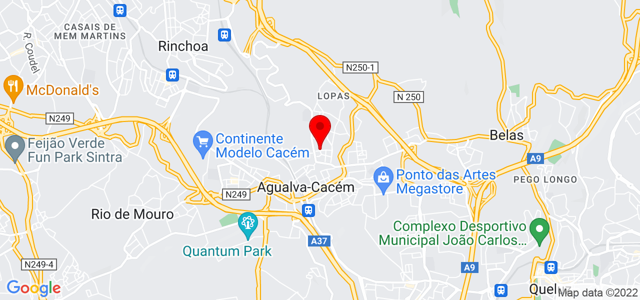 MAGALY - Lisboa - Sintra - Map