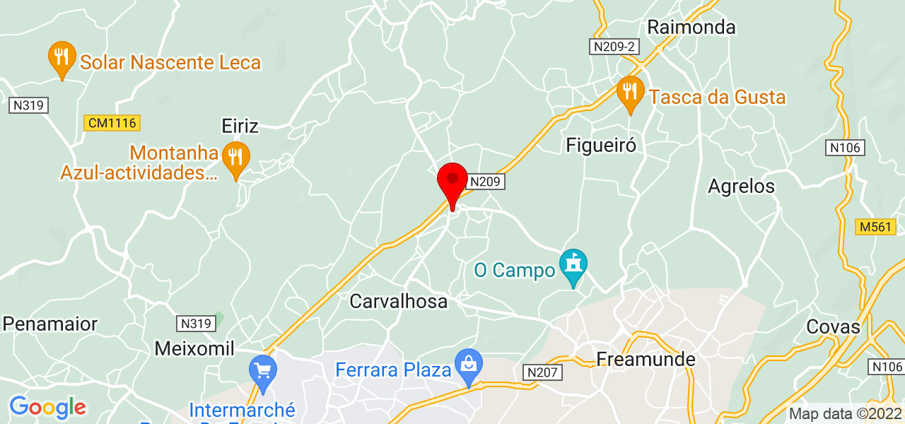 Ricardo silva - Porto - Paços de Ferreira - Mapa