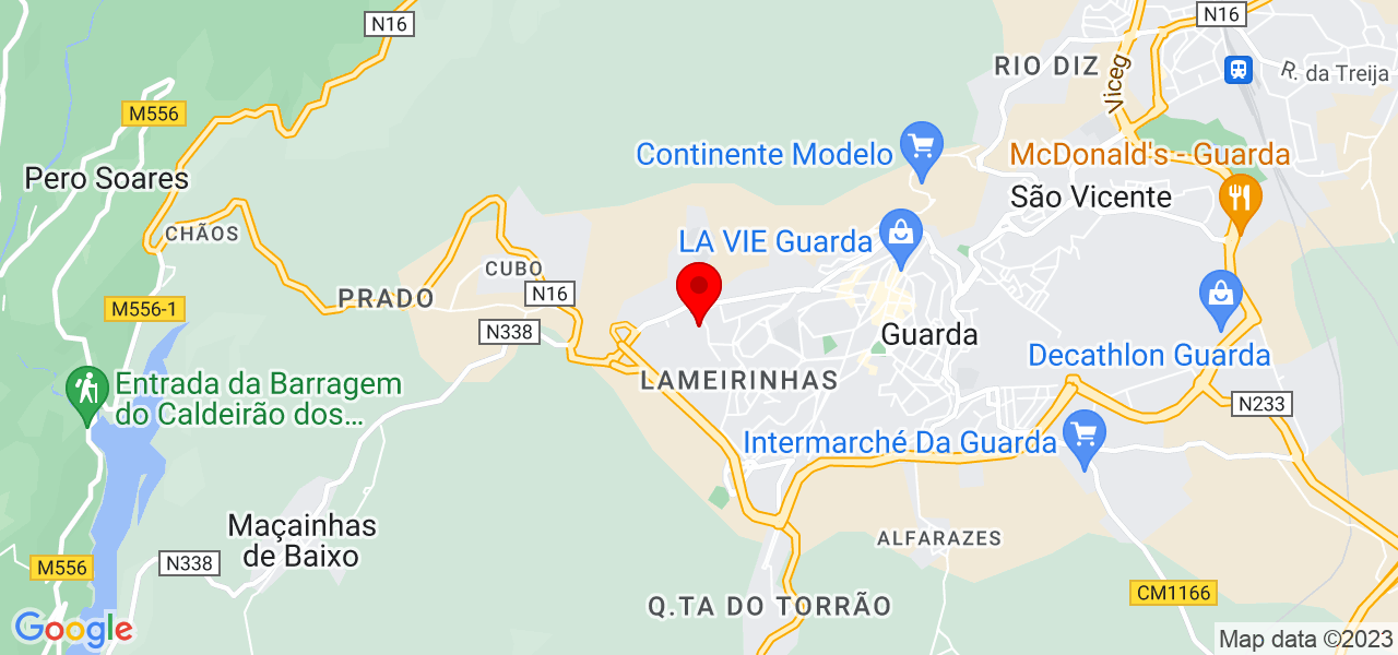 Nayma Lima - Guarda - Guarda - Mapa