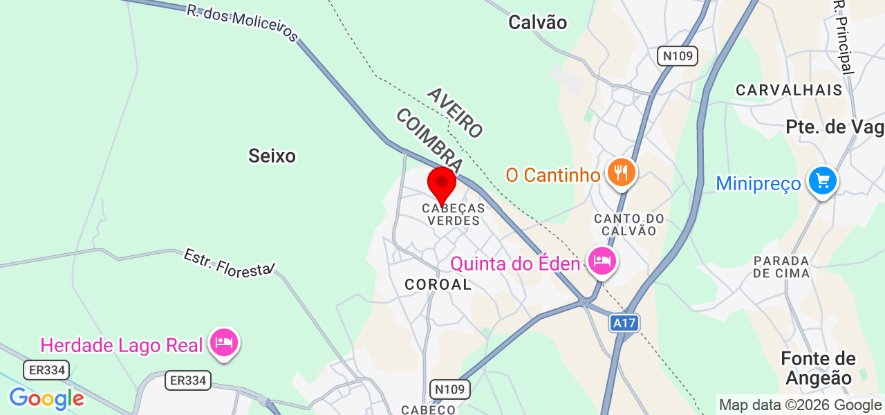 BT Eletricidade &amp; Canaliza&ccedil;&atilde;o - Coimbra - Mira - Map