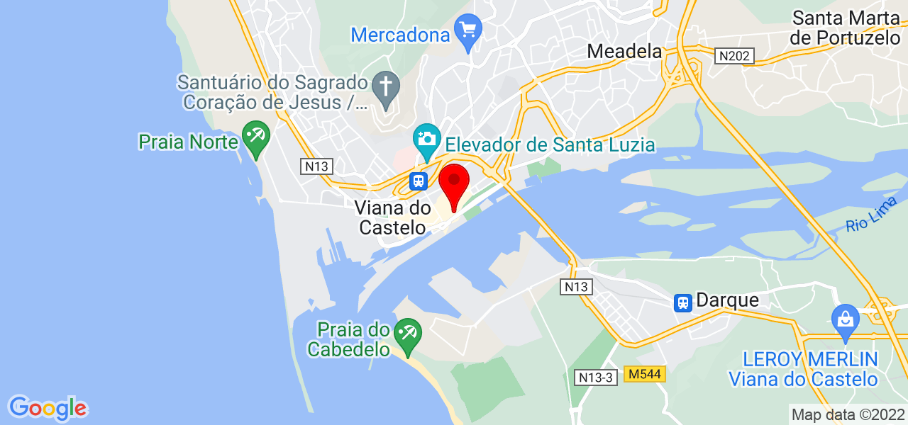 Marcia Gon&ccedil;alves - Viana do Castelo - Viana do Castelo - Mapa