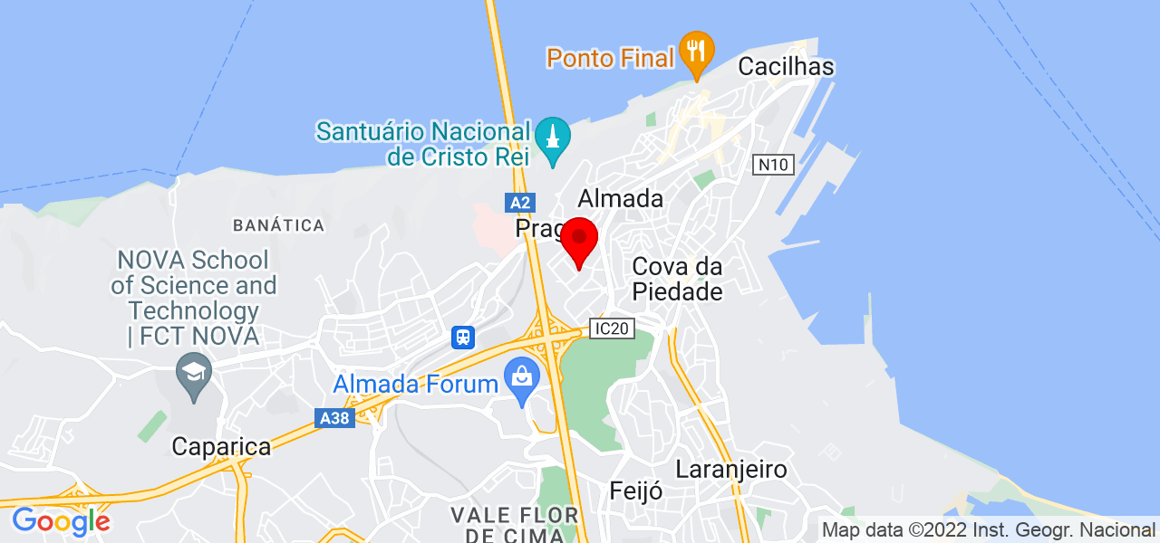 Jose costa - Setúbal - Almada - Mapa