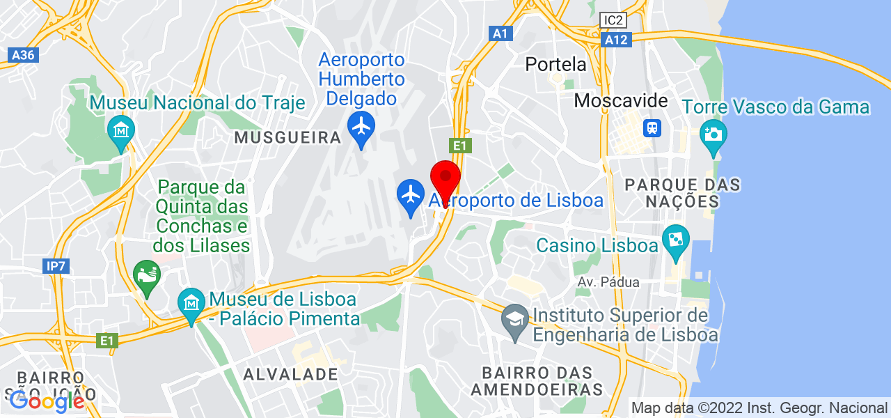 Ryoko Inamura - Lisboa - Lisboa - Mapa
