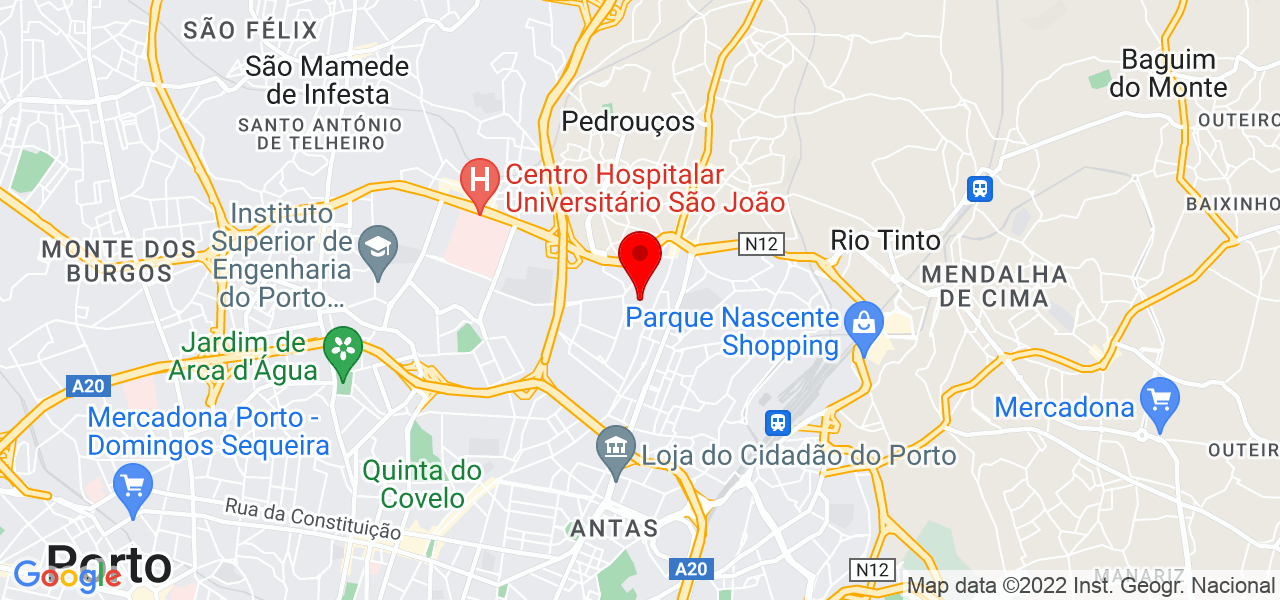 Domínio Incrível - Porto - Porto - Mapa