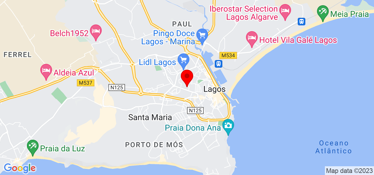 Maria candeias - Faro - Lagos - Mapa