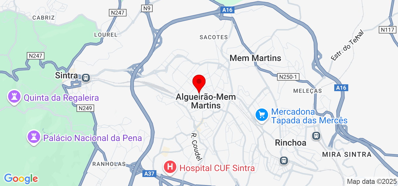 Vasco Rodrigues Lopes - Lisboa - Sintra - Map