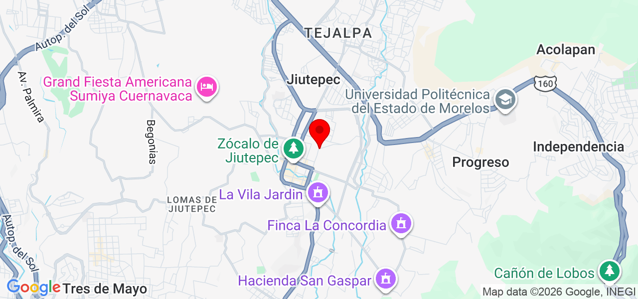 MORBAR - Morelos - Jiutepec - Mapa
