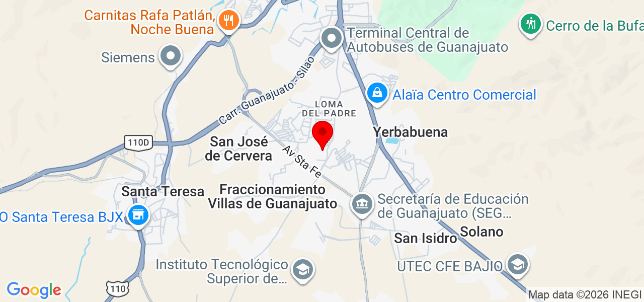 ING. Antonio Márquez - Guanajuato - Guanajuato - Mapa