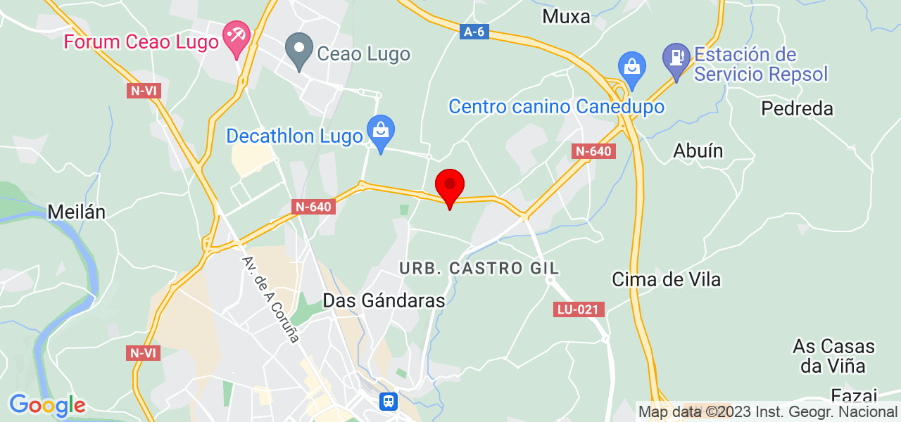 Trabajo propio - Galicia - Lugo - Mapa