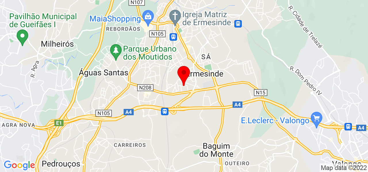 Marinoelia - Porto - Valongo - Mapa