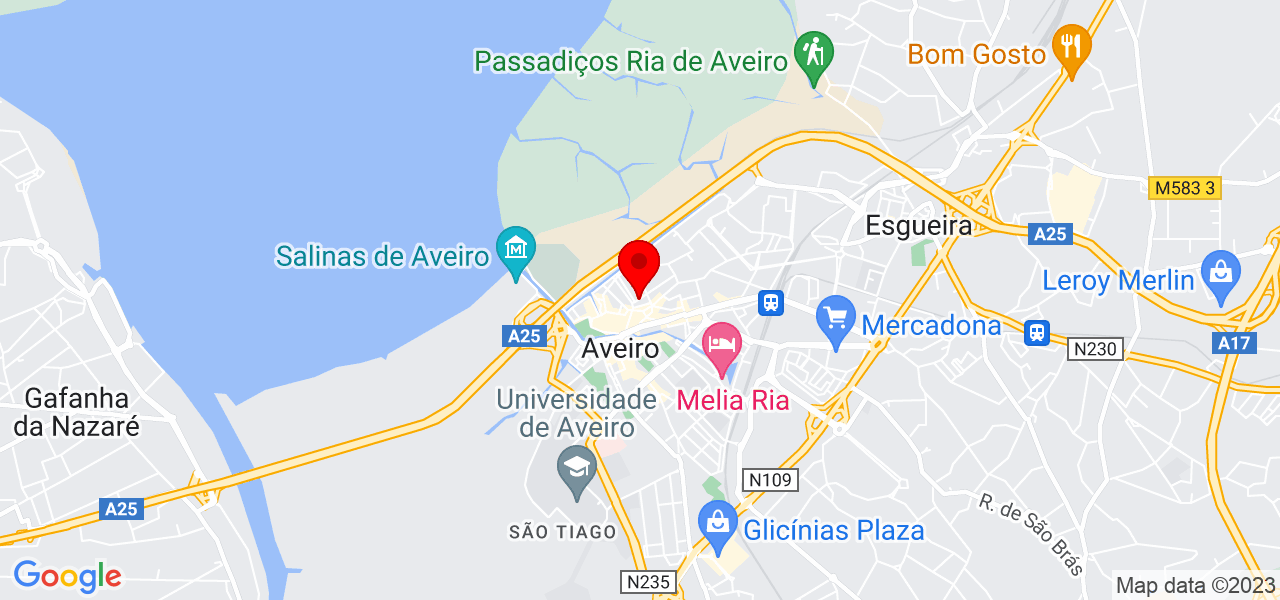 Renata Antunes - Aveiro - Aveiro - Mapa