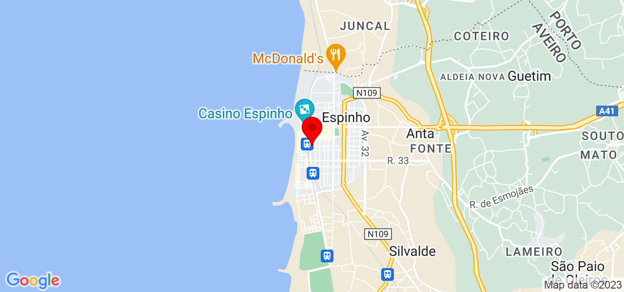 Marina Trindade - Aveiro - Espinho - Mapa