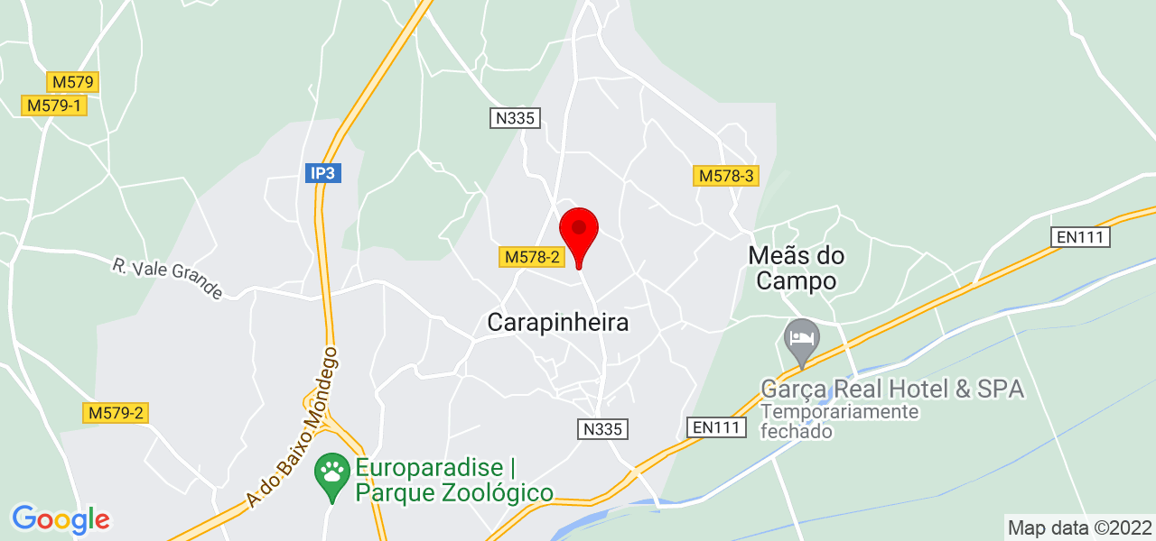 Carla Fernandes - Coimbra - Montemor-o-Velho - Mapa