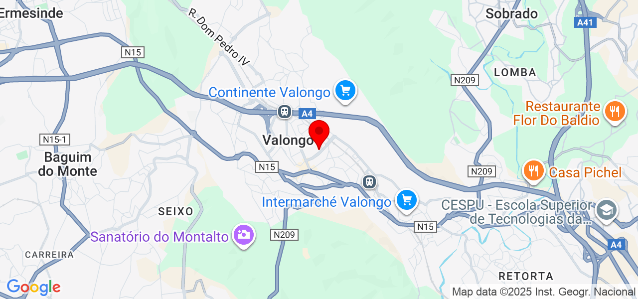 Ana - Porto - Valongo - Mapa