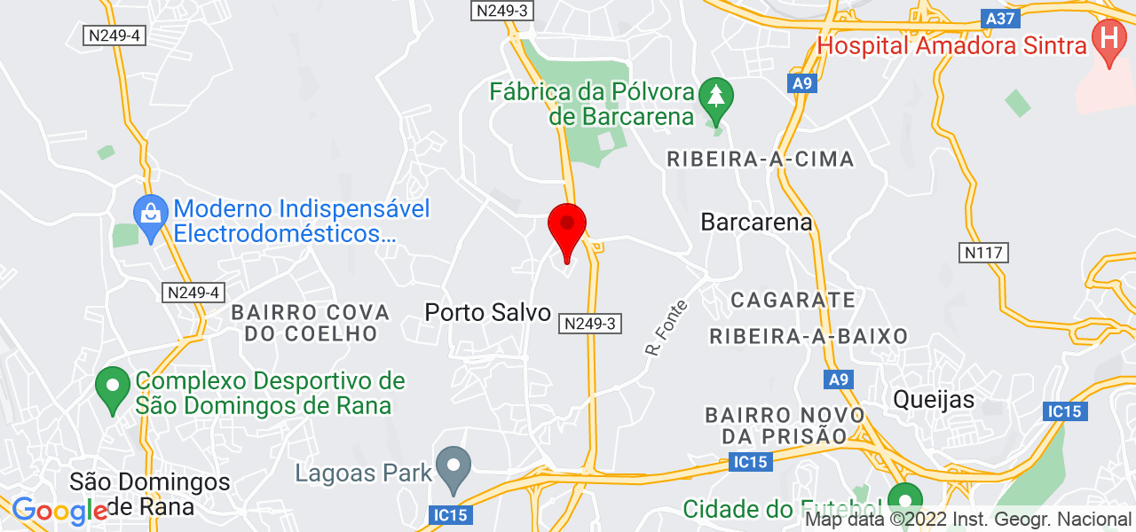 Fl&aacute;vio Ferreira - Lisboa - Oeiras - Mapa