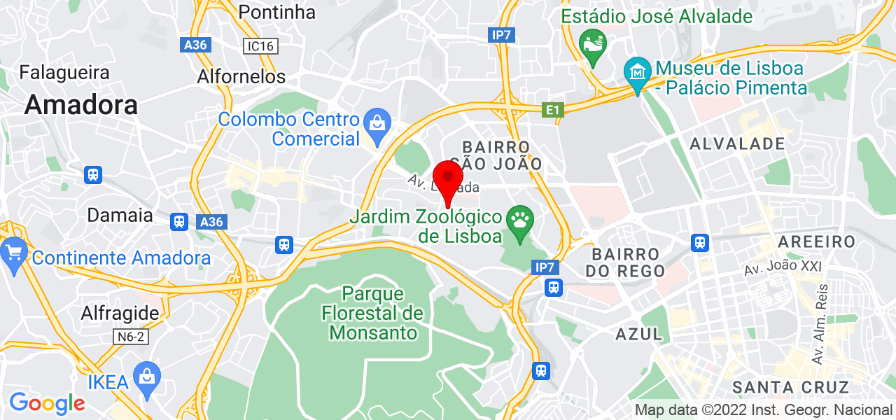 Patr&iacute;cia Martins - Lisboa - Lisboa - Mapa