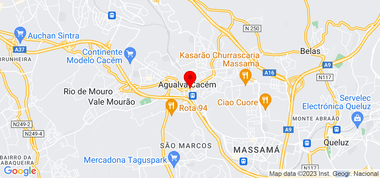 Impeccable Cleaning - Lisboa - Sintra - Mapa