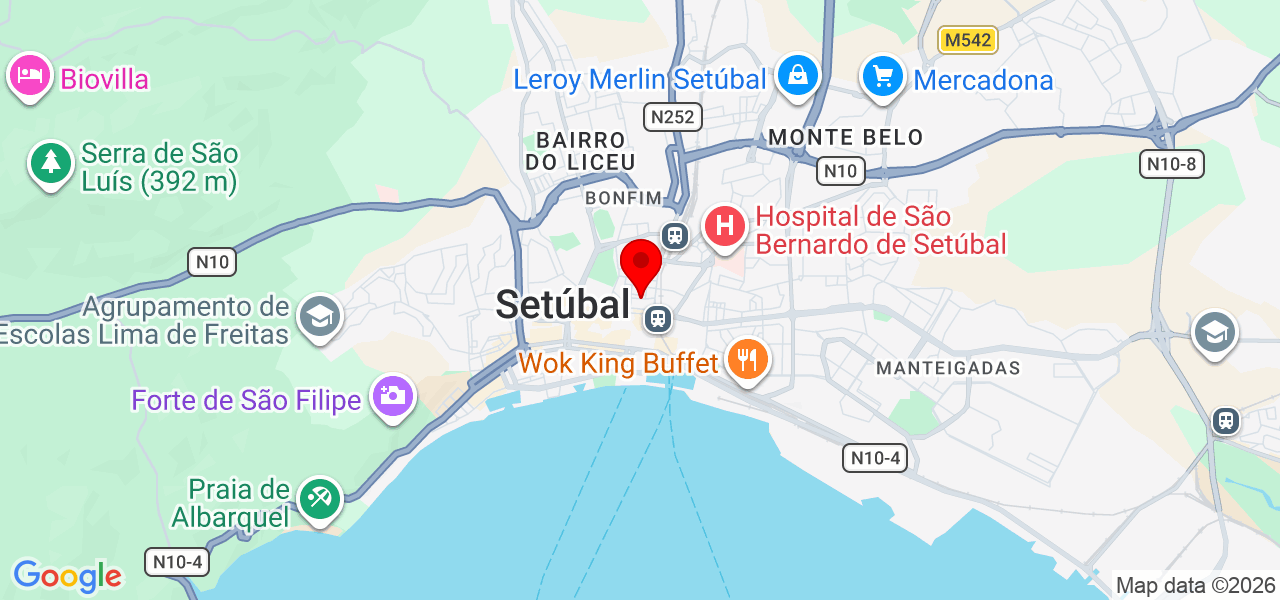 Raquel Ferreira - Setúbal - Setúbal - Karte