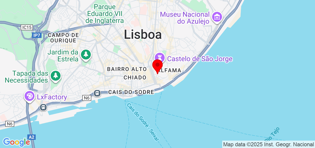 Daniela Nunes - Lisboa - Lisboa - Karte