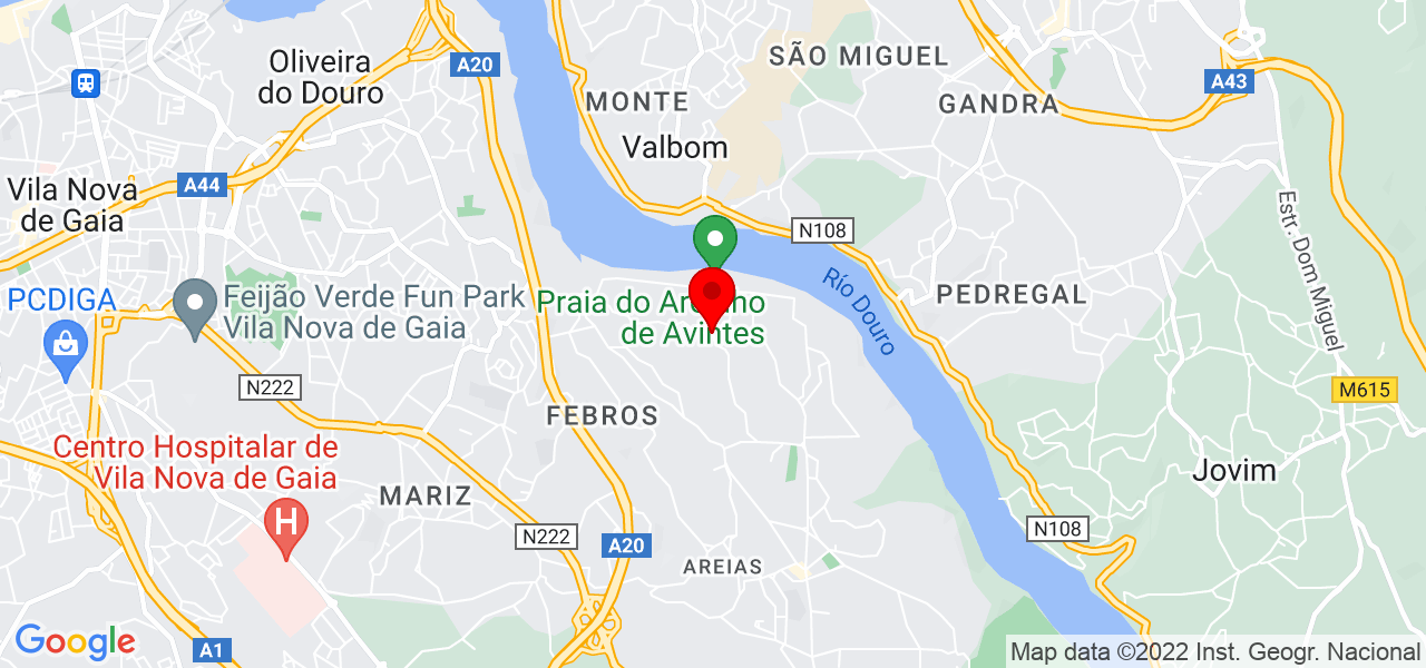 Fernanda Silva - Porto - Vila Nova de Gaia - Mapa