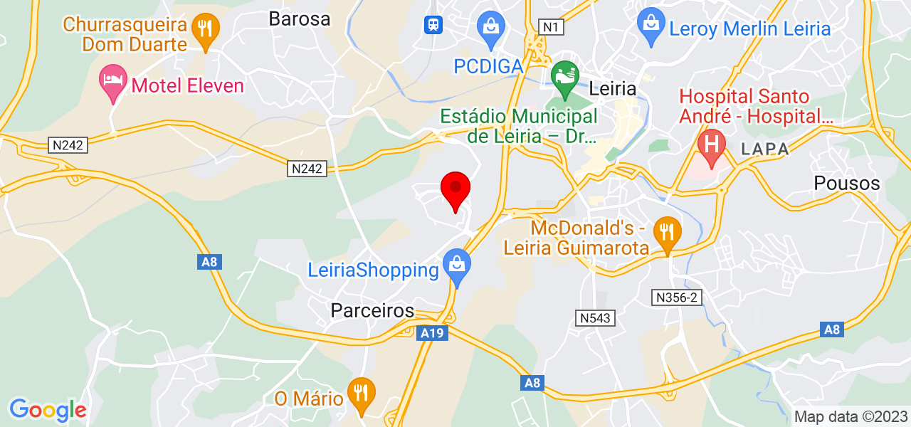 Luana Carvalho - Leiria - Leiria - Mapa