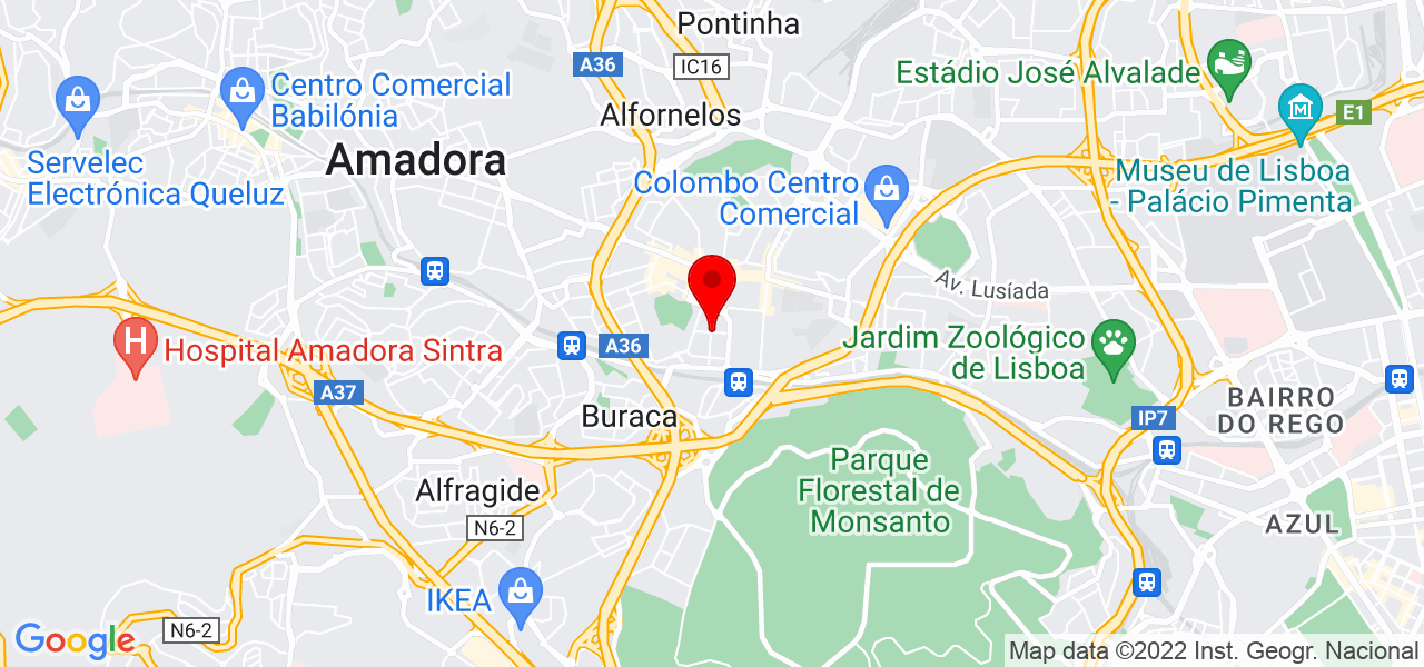 Claudin&eacute;ia Silva Pinto - Lisboa - Lisboa - Mapa