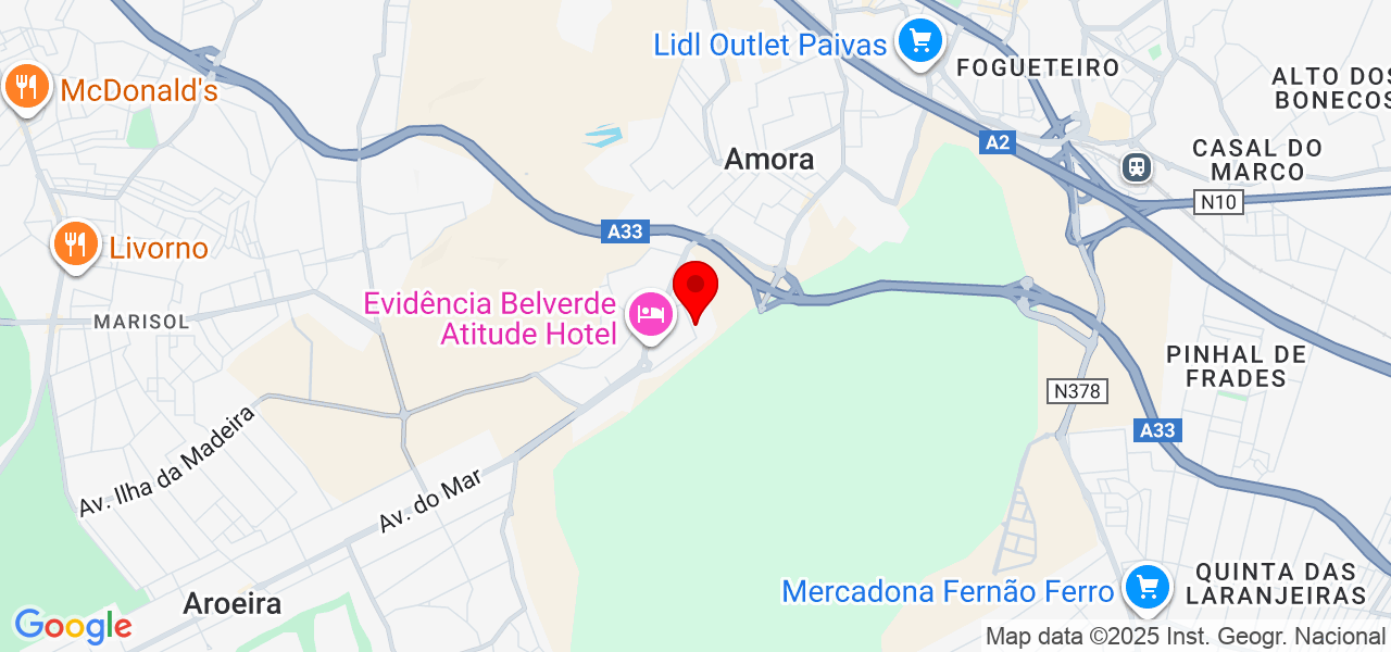 Elite prestige construction - Setúbal - Seixal - Mapa