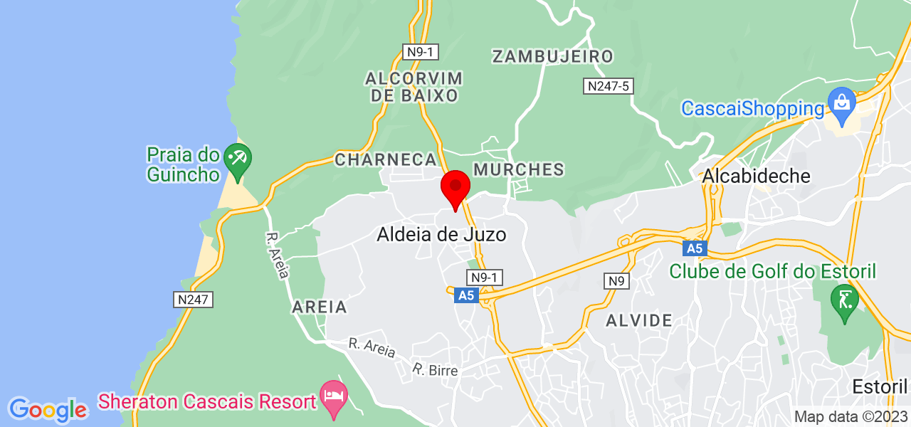 Tom&aacute;s Guiomar - Lisboa - Cascais - Mapa