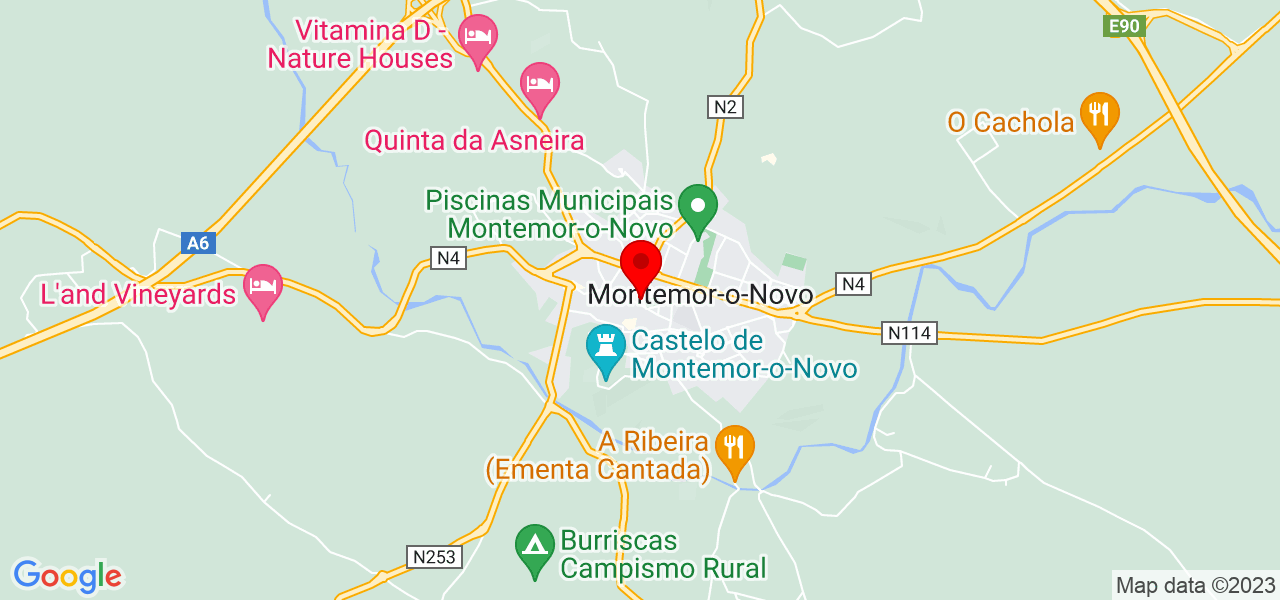 Manuel Duarte - Évora - Montemor-o-Novo - Mapa