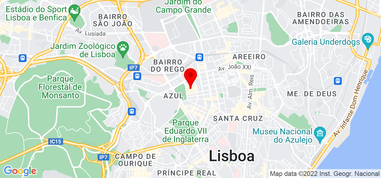 Maria In&ecirc;s Carocha - Lisboa - Lisboa - Mapa