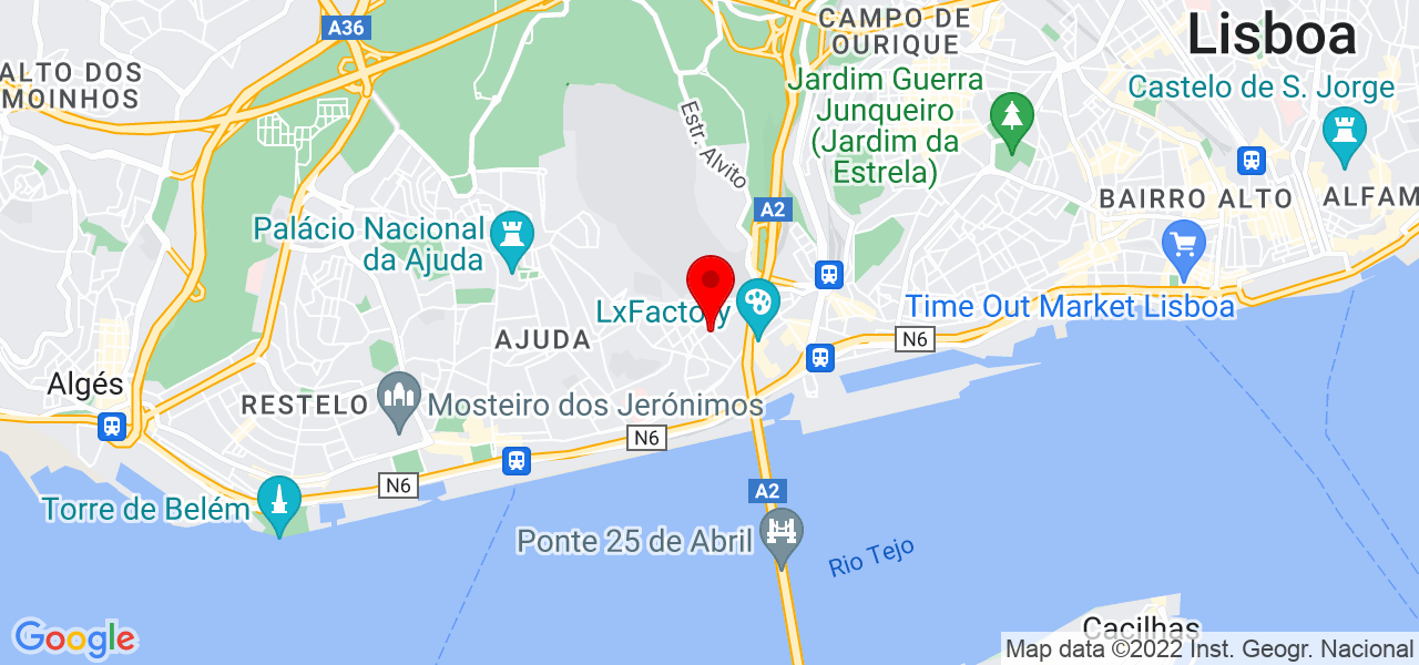 Andreia pet sitting - Lisboa - Lisboa - Mapa