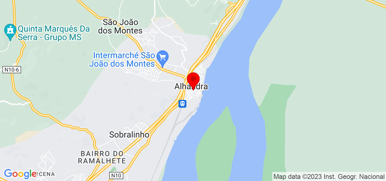 Natalie Almeida - Lisboa - Vila Franca de Xira - Mapa