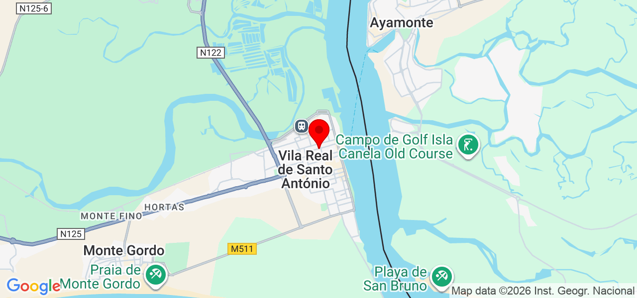 Bianca Suciu - Faro - Vila Real de Santo António - Mapa