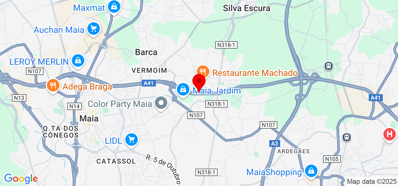 Miguel Filipe - Porto - Maia - Map